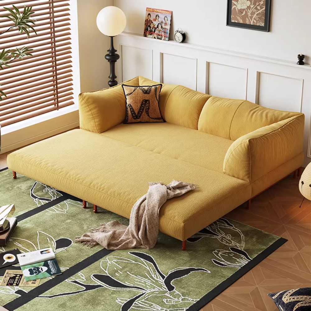 원목 소파베드 접이식 2인용 다다미 스타일 소형 아파트용 멀티 소파침대 2025년형