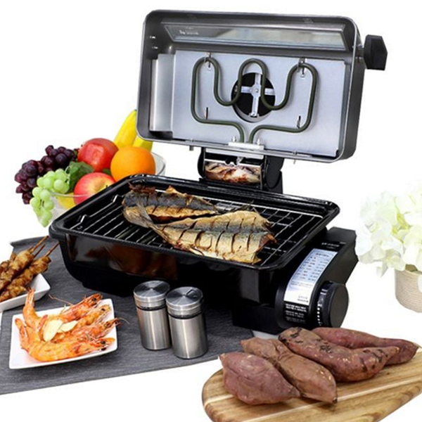 다용도 양면 전기 그릴 휴대용 전기 생선 구이 삼겹살 캠핑
