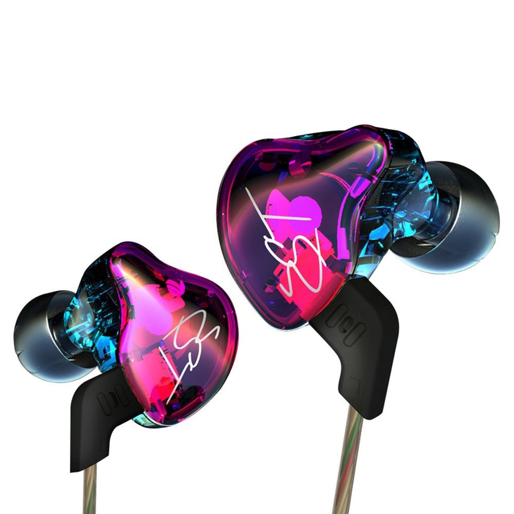 인이어 이어버드 헤드폰, ZST 컬러 HiFi 이어폰 베이스 휴대폰용 하이브리드 듀얼 드라이버 밸런스 (마이크 없음) 헤드셋 아마추어+다이나믹 - 상품 이미지