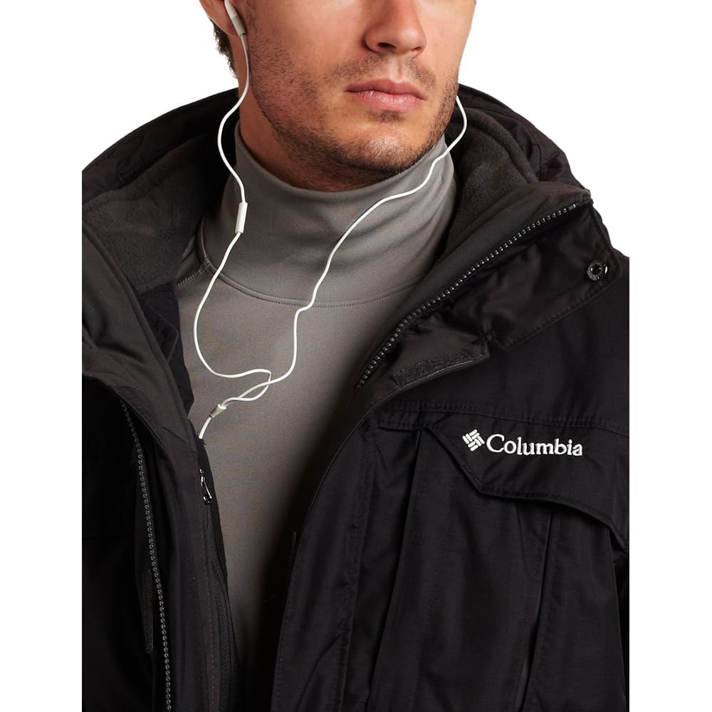 Columbia 남성용 Bugaboo 톨 파카 (블랙, XL) Black X-Large - 상세 이미지 3