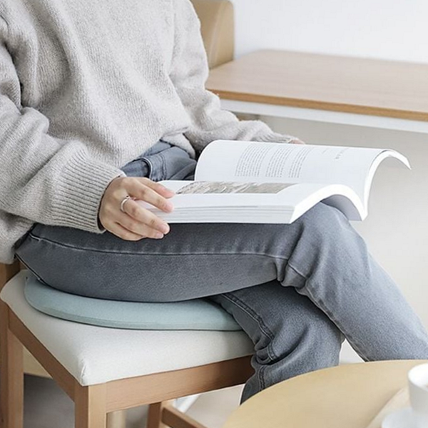 푹신한 메모리 폼 방석 사무실 원형 메모리 폼 직장인 - 상품 이미지