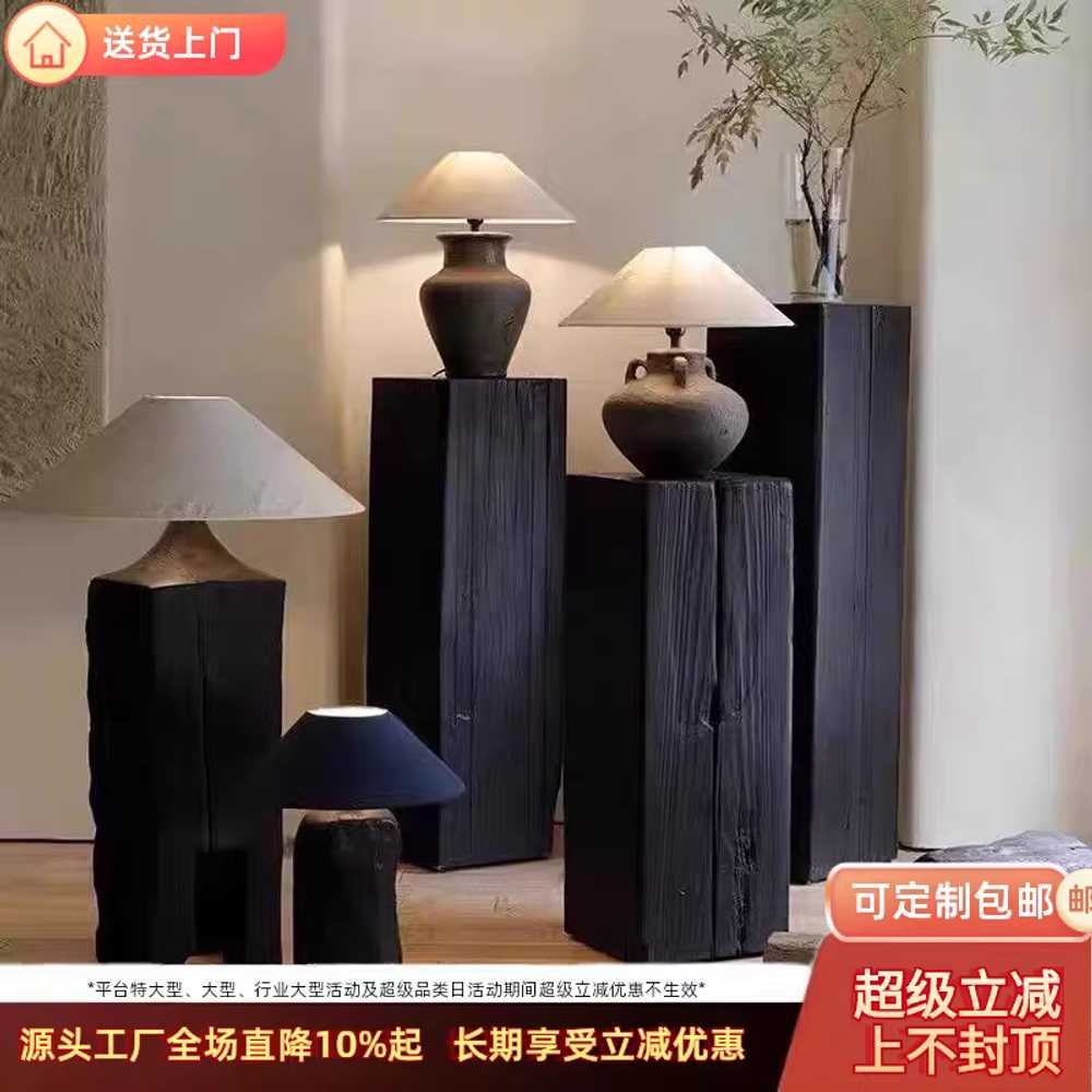 원목 디스플레이 박스 나무오브제 소품 탄화 빈티지 30x40cm 이미지 6