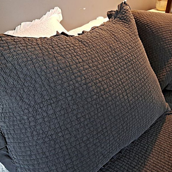 60수 워싱 베개 커버 호텔 누빔 베개 커버 사계절 침구