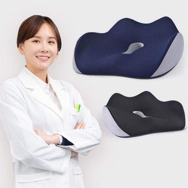 기능성 허리 방석 꼬리뼈 바른자세 방석 엉덩이 골반 척추 자세 - 상품 이미지