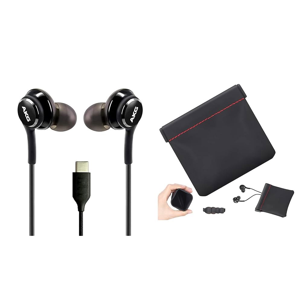 OEM UrbanX 2021 스테레오 헤드폰 S21+ 이어폰) Z AKC 디자인 버전) 케이블 마이크 Fold4, 삼성 (케이스 포함 - 커넥터 갤럭시 5G, Flip4 브레이드 - 상품 이미지