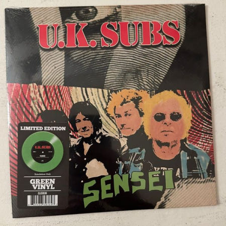 [해외](수입 LP) UK SUBS  SENSEI 7 LIMITED EDITION GREEN VINYL LP FREE SHIPPING NEW L2