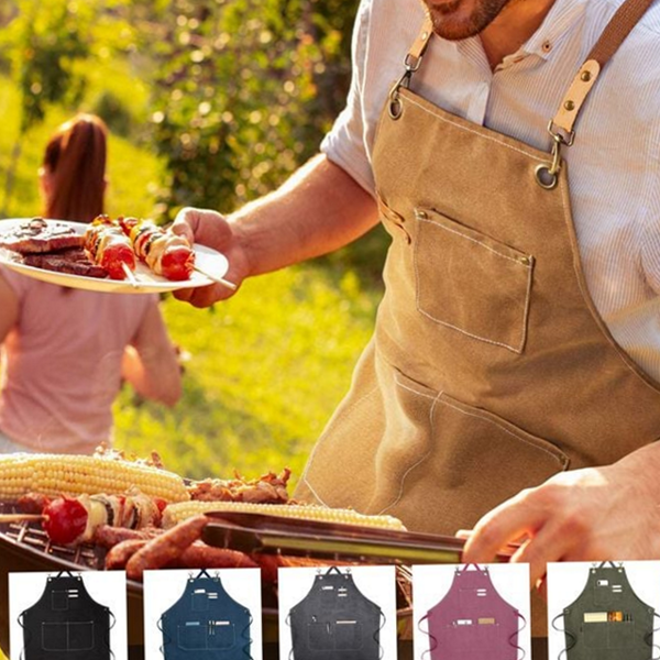 빈티지 캔버스 앞치마 공방 바리스타 앞치마 작업용 요리