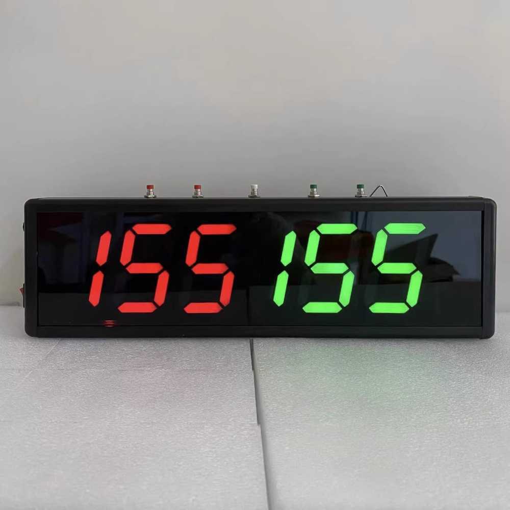 당구 전자점수판 배구 전광판 기록기 스코어 보드 LED 40x12cm/2.3인치/리모컨 타입 - 상품 이미지