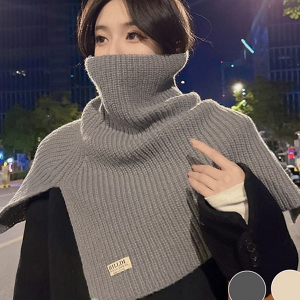 데일리 여성 하이넥 워머 니트 여성 목 워머 보온 겨울 - 상품 이미지