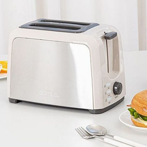 레트로 팝업 토스터기 스테인리스 식빵 토스터기 베이글 주방 2구 자동