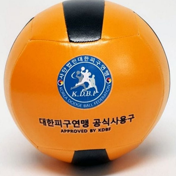 소프트 피구용 공 학생용 학교 체육 피구공 연습용 주황색 - 상품 이미지