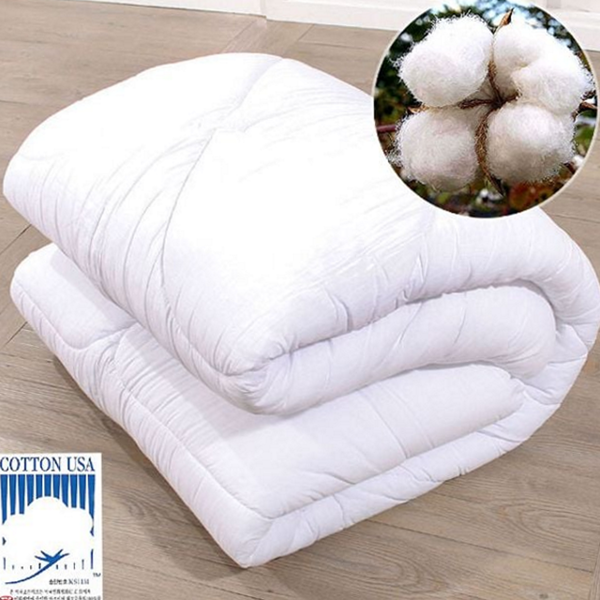 부드러운 순면 이불 솜 따뜻한 목화 솜 이불 사계절 간절기