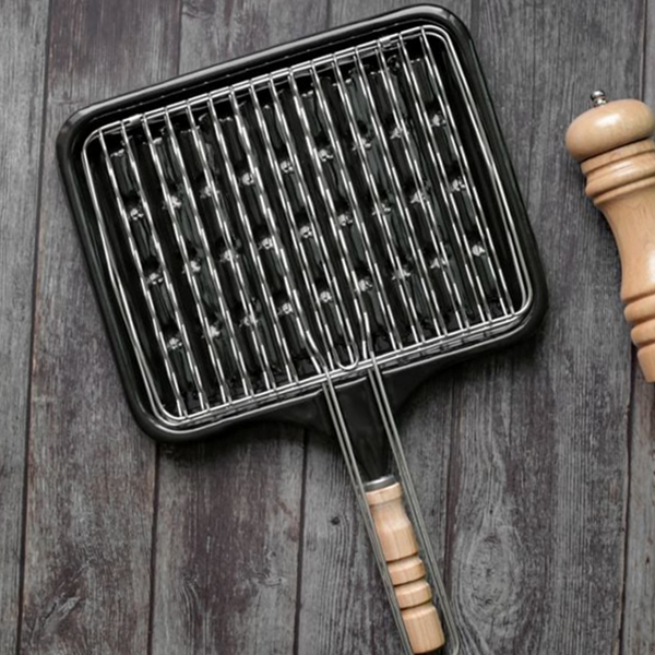 야외용 직화 석쇠 그릴 휴대용 스테인레스 석쇠 트레이 바베큐