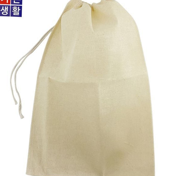 다용도 삼베 주머니 주방 특대 삼베 주머니 거름망 면보 - 상품 이미지