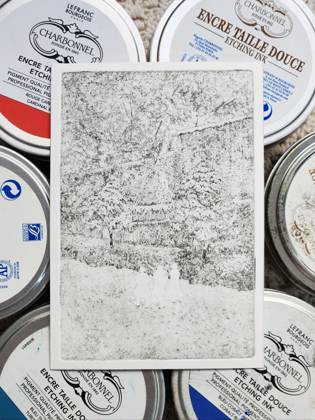 [판화] 마카오 소녀들을 설국으로 데려왔다