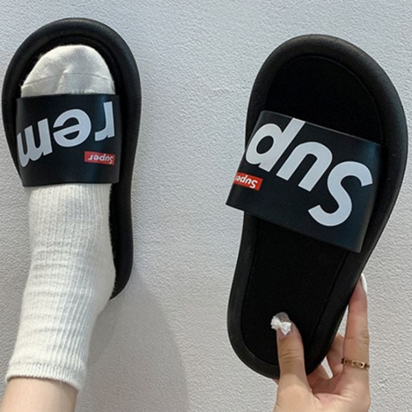 편한 남여공용 실내화 고무 여성 실내화 슬리퍼 남성 - 상품 이미지