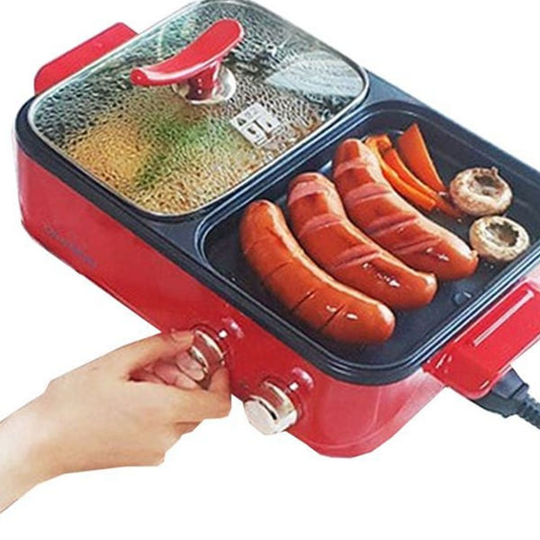 다용도 반반 전기 그릴