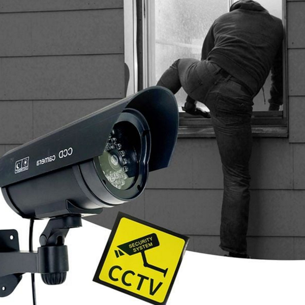 방범용 모형 방범 카메라 무선 가짜 cctv 카메라 건전지형 실내용 - 상품 이미지
