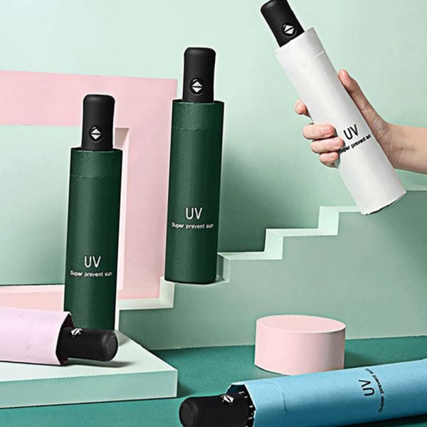 자외선 uv 우산 원터치 자동 양산 접이식 3단 암막 - 상품 이미지
