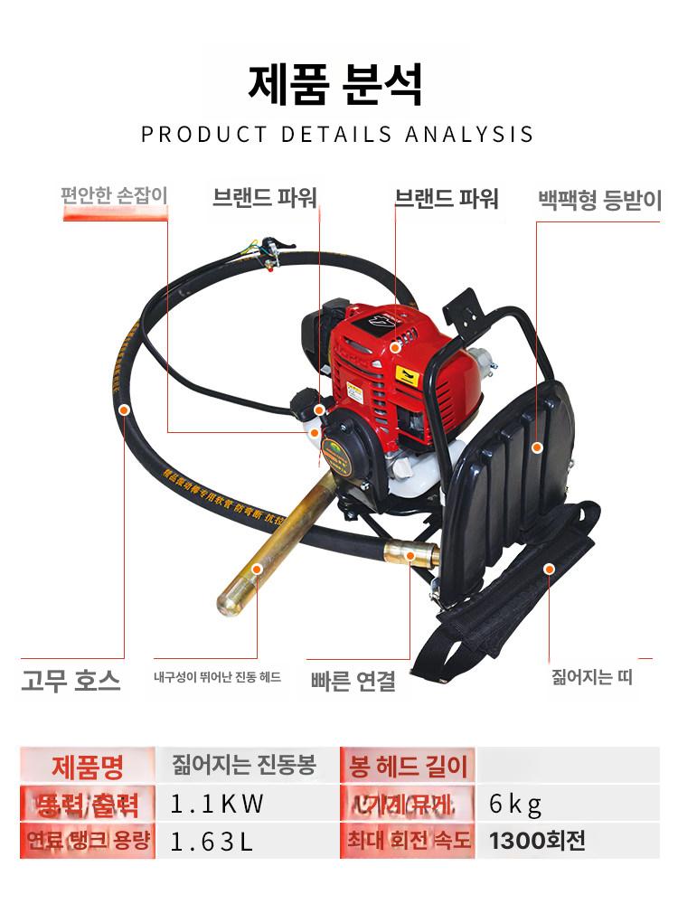 프로펠 4행정 가솔린 양수기 1.5인치 PWPG15 농업용 배수펌프 - 상세 이미지 3