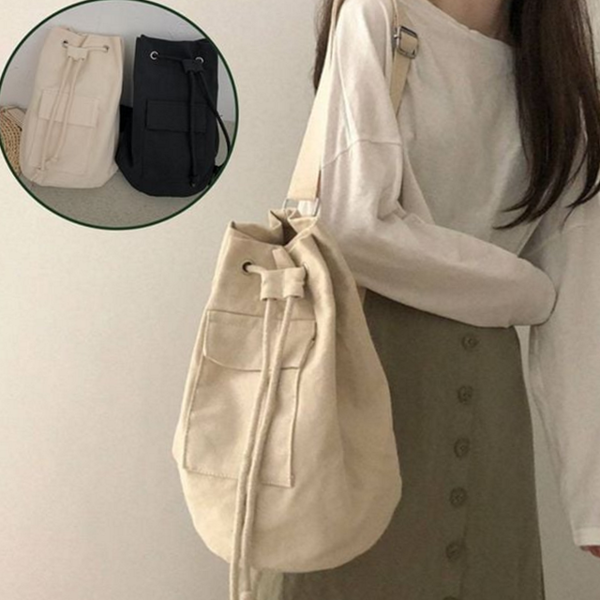 데일리 캔버스 크로스 백 스트링 복조리 크로스 백 숄더 미니 - 상품 이미지