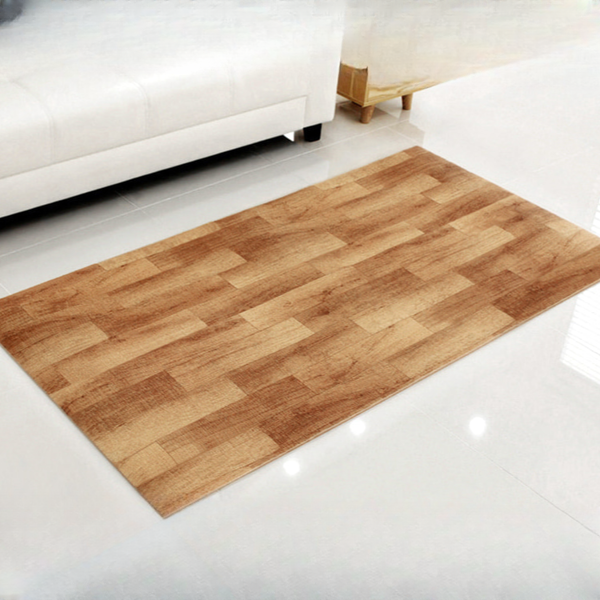 두꺼운 사계절 거실 매트 우드 사계절 바닥 매트 겨울