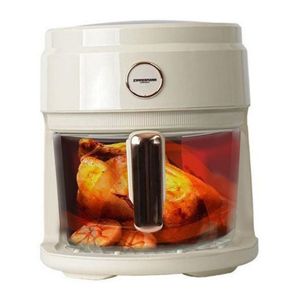 내열 주방 에어프라이어 투명 유리 에어프라이어 바스켓 가정용 저유 자동