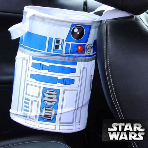 접이식 차량용 휴지통 걸이형 자동차 휴지통 봉투 원형