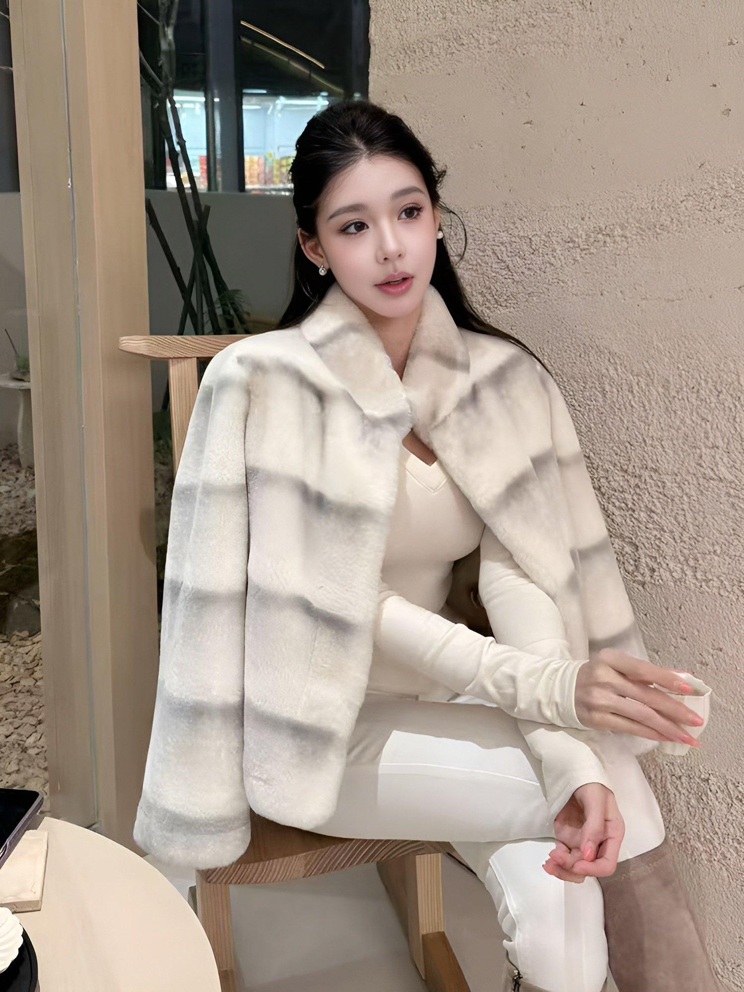 테디베어코트 페이크퍼코트 모피 울코트 에코퍼자켓 테디베어 겨울코트 인조퍼 에코퍼롱코트 고퀄 - 상품 이미지