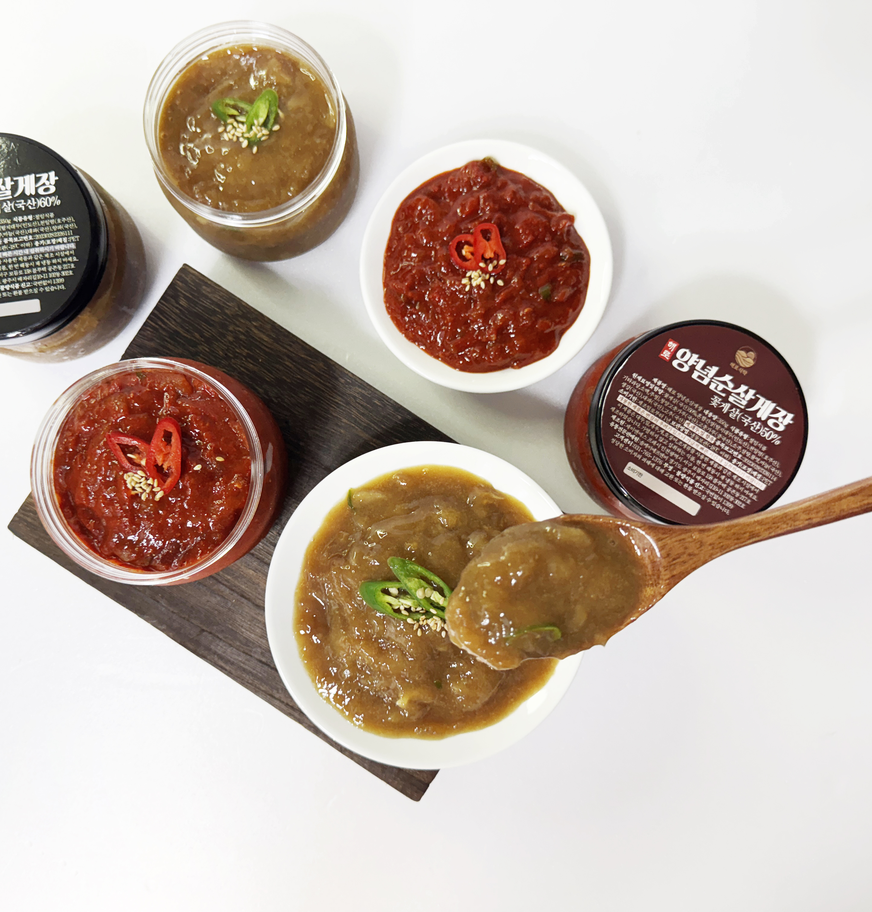 해로식탁 순살간장게장 순살양념게장 350g 연평도 꽃게살무침 - 상품 이미지