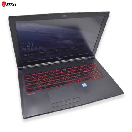 MSI [중고]MSI i7 HQ RAM 16GB GTX 1050 1.2TB 15.6인치 게이밍 노트북