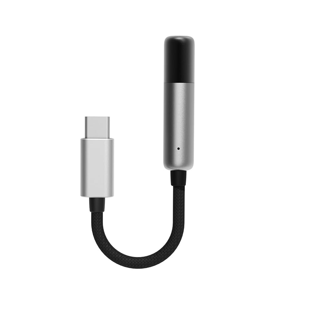 SHANLING UA MINI 휴대용 DAC 3.5mm 수 (블랙) 암 조명 고해상도 to 업그레이드된 앰프 C LED 타입 스마트폰/PC/노트북/플레이어용 오디오 USB 헤드폰 - 상품 이미지