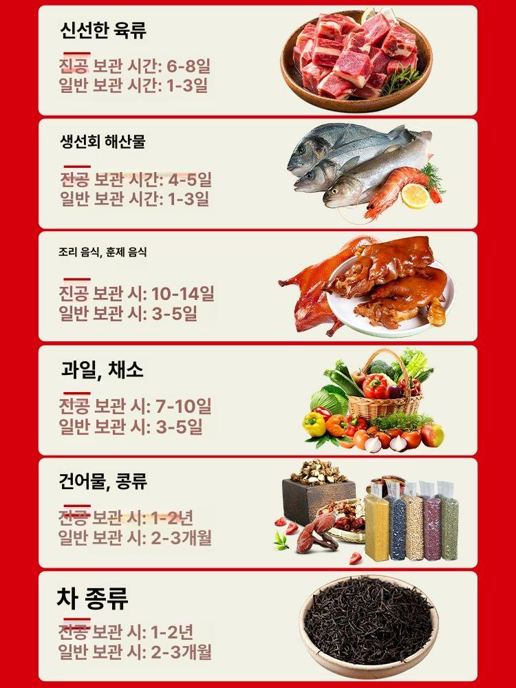 산업용 진공 포장기 자동 진공포장 육류 포장용 실링기 340 데스크탑 이중 밀봉 구리코어 단일펌프 - 상세 이미지 4