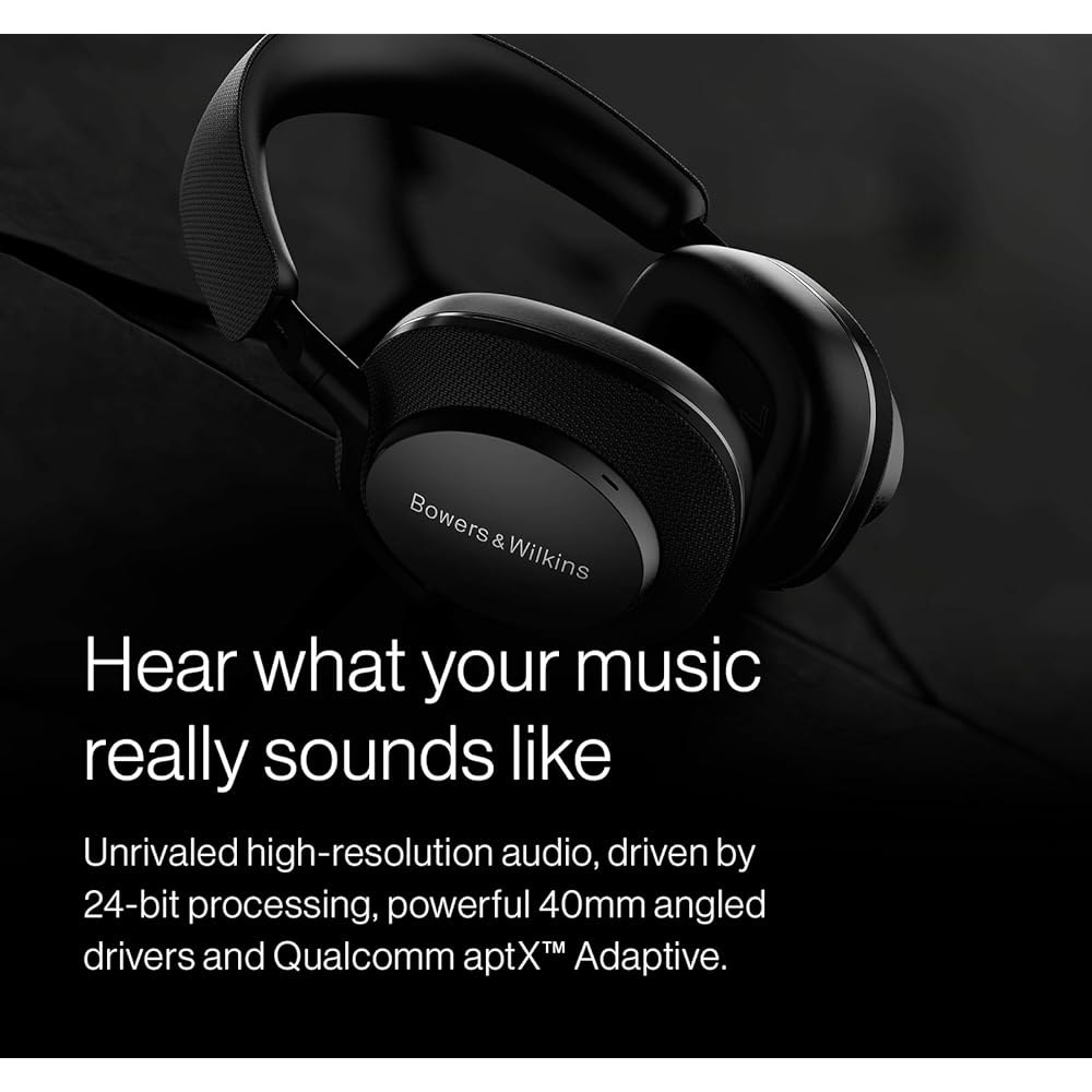 Bowers & Wilkins Px7 S2e 모드, 소음 포레스트 향상된 제거 30시간 선명한 투명 및 블루투스 그린 오버이어 재생, 헤드폰, 통화, Forest Green - 상세 이미지 2