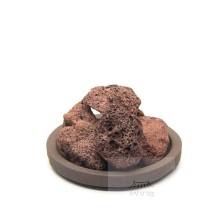 생활약방 테라원 수제 토분 받침 R14 (내경11cm) 다크초코 물받이받침 화분거치대