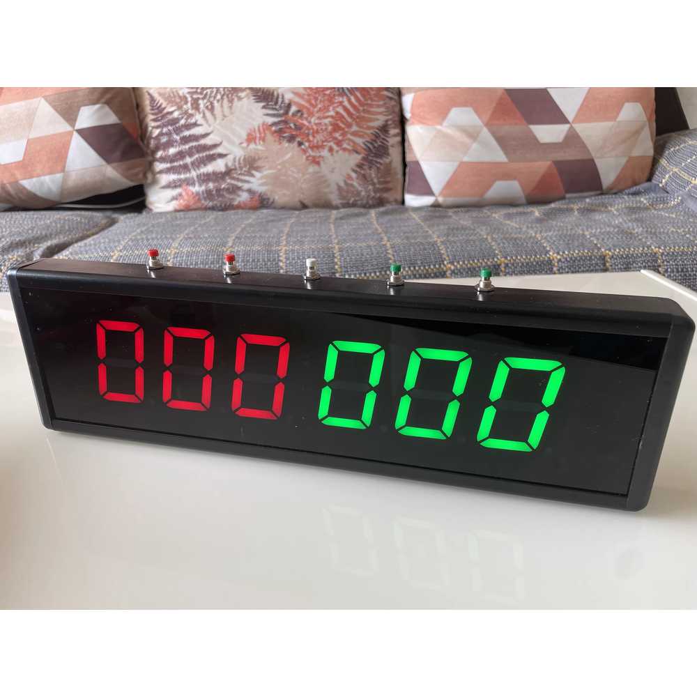 당구 전자점수판 배구 전광판 기록기 스코어 보드 LED 40x12cm/2.3인치/리모컨 타입 - 상세 이미지 5