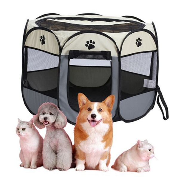 휴대용 애완 동물 접이식 텐트 고양이 반려동물 캠핑 텐트 강아지