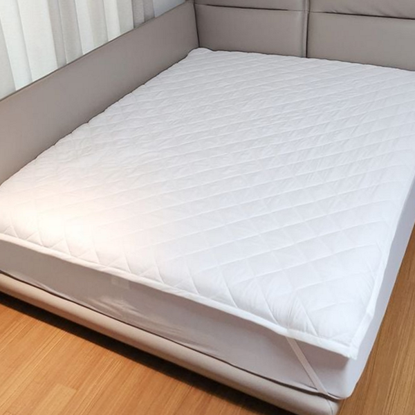 먼지없는 매트리스 밴딩 패드 누빔 고정 밴딩 패드 침대 침구
