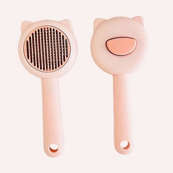 원터치 반려동물 털 제거 브러쉬 슬리커 강아지 털 빗 고양이 - 상세 이미지 2
