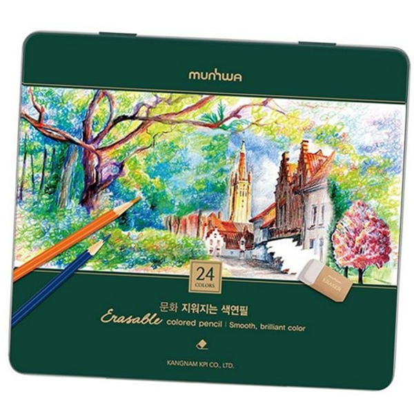 학생용 학용품 색연필 미술 스케치 색연필 다용도 24색 - 상품 이미지