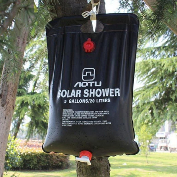 20리터 캠핑 샤워기 휴대용 야외 샤워기 접이식 물통 차박