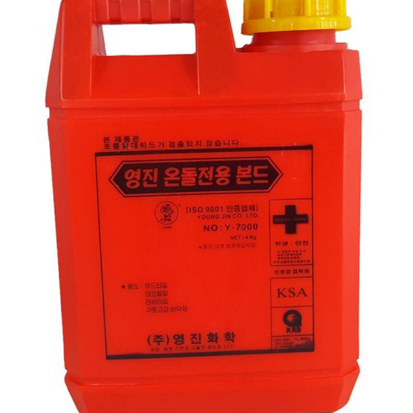 비온돌용 데코 타일 접착제 온돌용 바닥 타일 접착제 4kg 강력 - 상품 이미지