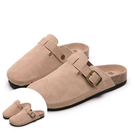 JH컴퍼니 버클슬리퍼 3컬러 남성 버클 스웨이드 슬리퍼 DS-BB418