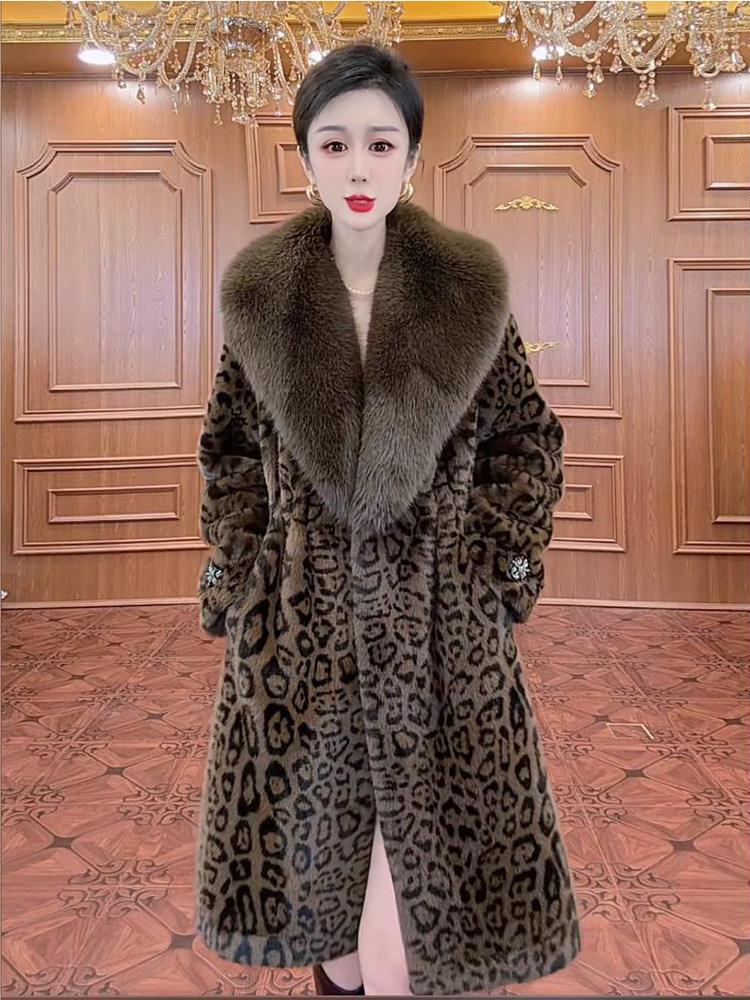 인조퍼 밍크코트 연말모임룩 밍크퍼코트 양털 퍼코트룩 테디베어 에코퍼롱코트 테디베어코트 뽀글이 - 상세 이미지 5