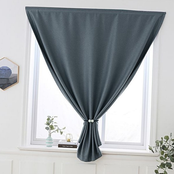 간편 방풍 암막 커튼 단창 빛 가림 암막 커튼 방한