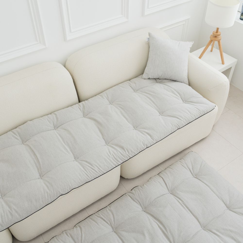 2인용 멜란 모달 토퍼 소파패드