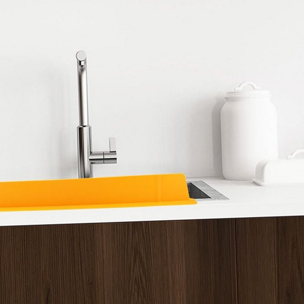 흡착식 싱크대 물막이 설거지 씽크대 물막이 실리콘 물받이 튀김 방지