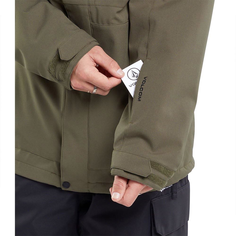 Volcom 남성용 표준 V.CO OP 스노우보드 S4 스키 재킷, 단열 겨울 티크 Small - 상세 이미지 3