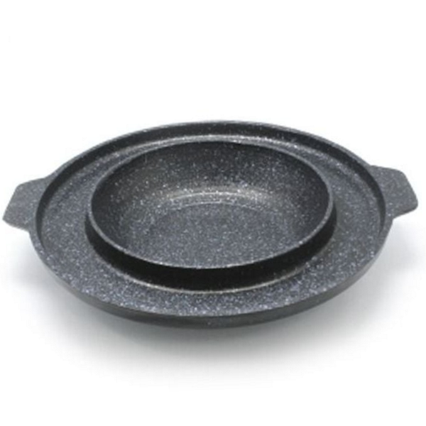 다용도 닭갈비 불판 가정용 닭갈비 팬 삼겹살 구이 주물 - 상품 이미지