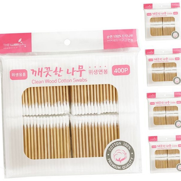 다용도 순면 위생 면봉 양방향 자작 나무 위생 면봉 휴대용 - 상세 이미지 2